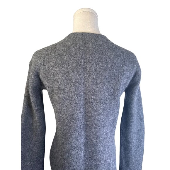 Uniqlo Small Wool V-Neck Sweater Gray - Picture 14 of 16